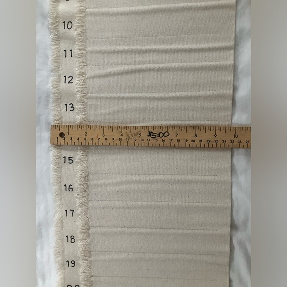 Artist pencil / brushes roll / wall display  canvas Advent Calendar Red Ribbon - Picture 10 of 11